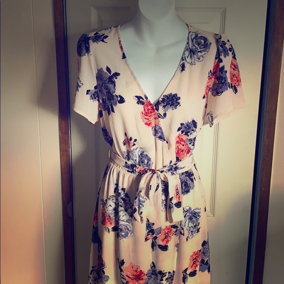 Candie’s Floral Romper w/ High-low Skirt NWT - Picture 1 of 7